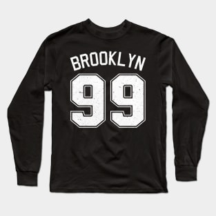 Distressed Brooklyn 99 Jersey Long Sleeve T-Shirt